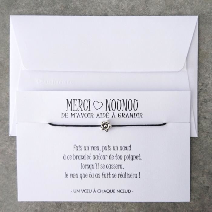 Bracelet A Voeux Merci Nounou Fleur Ref Cdisc Noun2 Fi Idee Cadeau Pour Nounou Bijou Fait Main Achat Vente Bracelet Gourmette Bracelet A Voeux Merci Cd Bracelet A Voeux Merci Nounou Fleur Ref Cdisc Noun2 Fi Idee Cadeau Pour Nounou Bijou Fait Main Achat Vente Bracelet Gourmette Bracelet A Voeux Merci Cd