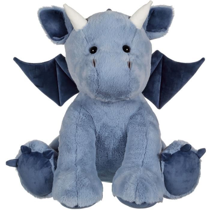 Gipsy Toys - Dragon Floppy - Peluche - 30 cm - Bleu