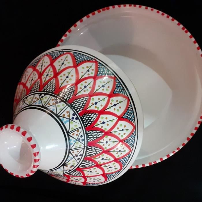 Tajine Individuel évasé Marrakech Noir - D 22 Cm