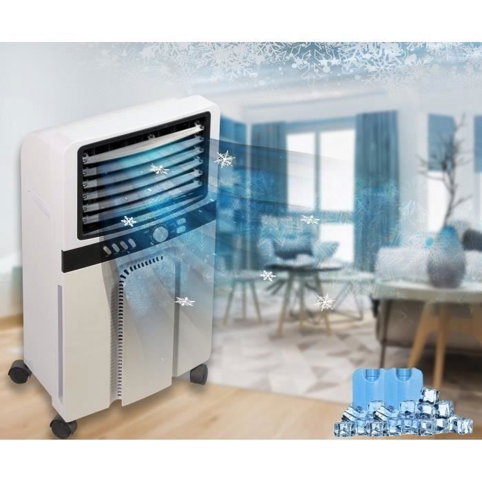 Rafraichisseur d'air-humidificateur-assainisseur d'air 3 en 1