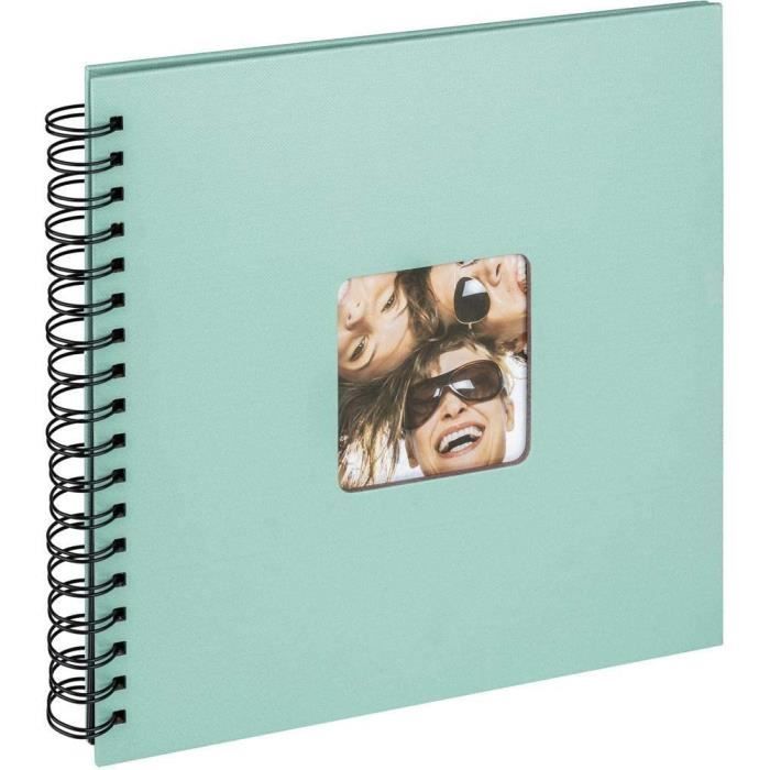 Koop Fun Spiraalalbum Turquoise - 26x25 cm (40 Zwarte zijden / 20 Koop Fun Spiraalalbum Turquoise - 26x25 cm (40 Zwarte zijden / 20