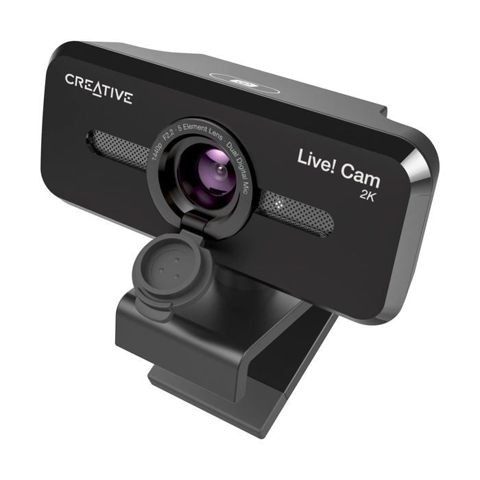 Webcam Creative Live! Cam Sync V3 – 5 MP, 2560 x 1440 pixels, Zoom numérique 4X - vue 2