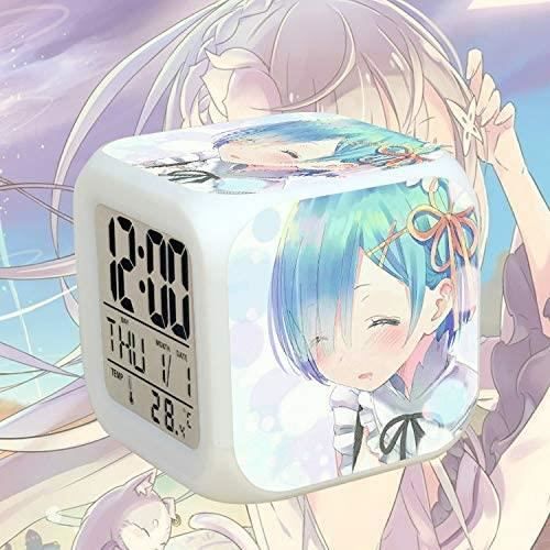Activité-Mignon Dessin Animé Elk Enfants Dormir L'horloge De Réveil LED