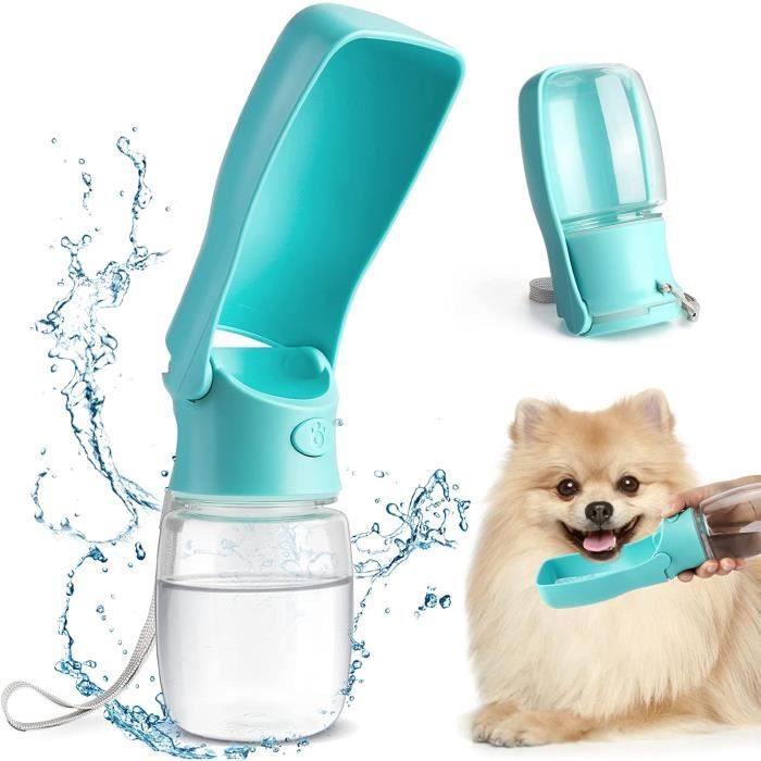 Bouteille deau pour Chien 350ml Bouteille à Boire Portable pour Chien Distributeur Eau Portable Bouteille deau de Voyage Pliable