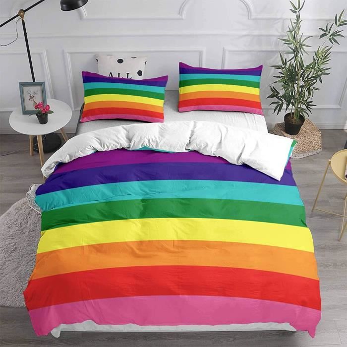 BAJIN Spreien 240x260cm Baksteenrood 3-delig Lichtgewicht Zomer