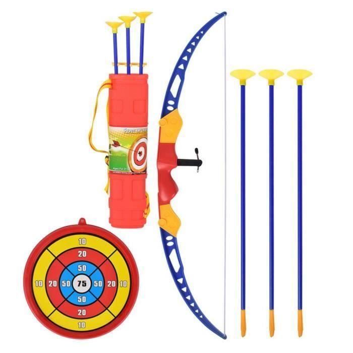 ZJCHAO Flèche jouet 6 pièces enfants créatifs ventouse flèches pour tir à  l'arc arc jeunesse sports de plein air jeu de tir