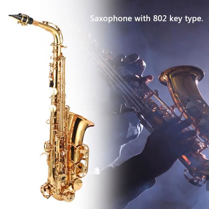 Bouton de saxophone bouton de clé de sax de coquille qualifié de couleur blanche qui ne se décolore pas pour instrument de musique
