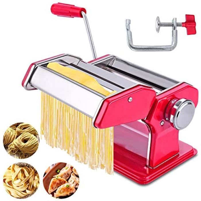 Outil de mesure pour faire des lasagnes Pince à spaghetti Machine à pâtes manuelle en acier inoxydable pour faire des pâtes 