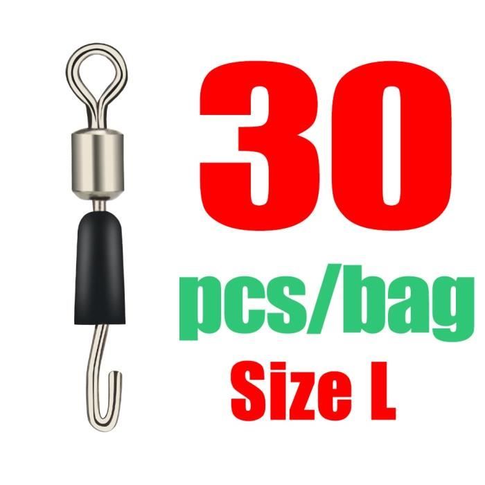 Émerillon Pivotant MagiDeal 7mm - Pour Pêche, Connecteur Résistant - Laiton, Roulement Fluide - Lot De 10 Pièces
