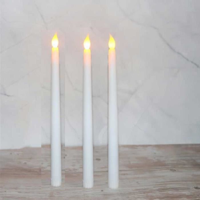 Bougies LED Solaires SAMLAK - Lot De 6, étanches Et Sans Flamme Pour Décorer Ton Extérieur