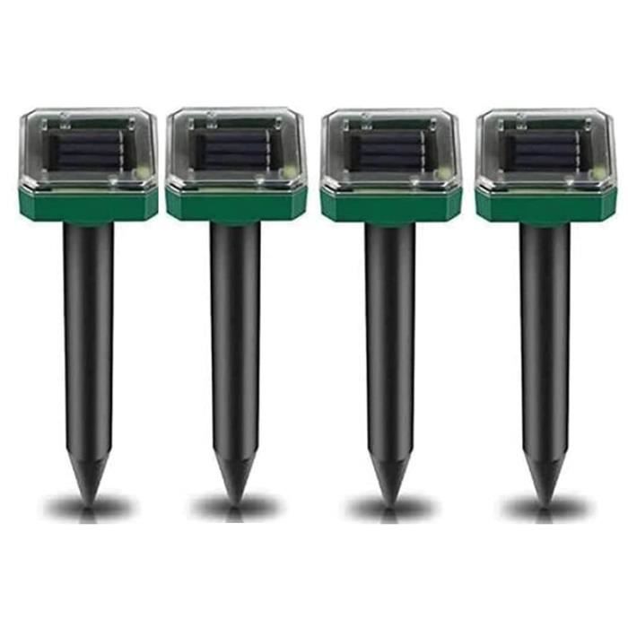 2 Pièces Répulsif Taupe Solaire, Anti Taupe Solaire, Repulsif Chat