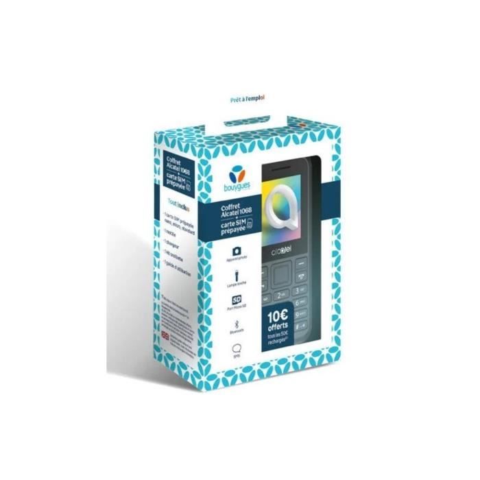 Pack Bouygues Alcatel 1068 Noir