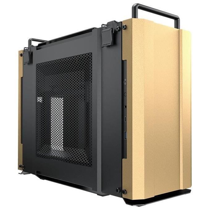 COUGAR GAMING | BOITIER PC GAMING | DUST 2 DESERT SAND - Boîtier Mini-ITX - Pro-cooling - Zones de ventilation indépendantes - Chemi