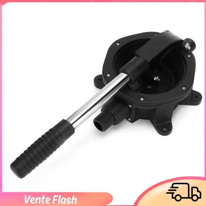 Pompe de Cale Manuelle à Membrane Manuelle 720 GPH, Pompe de Transfert des Eaux Usées de Cale Manuelle, Pompe Auto-amorçante, Pompe à Eau de Cale Manuelle avec Poignée en Plastique