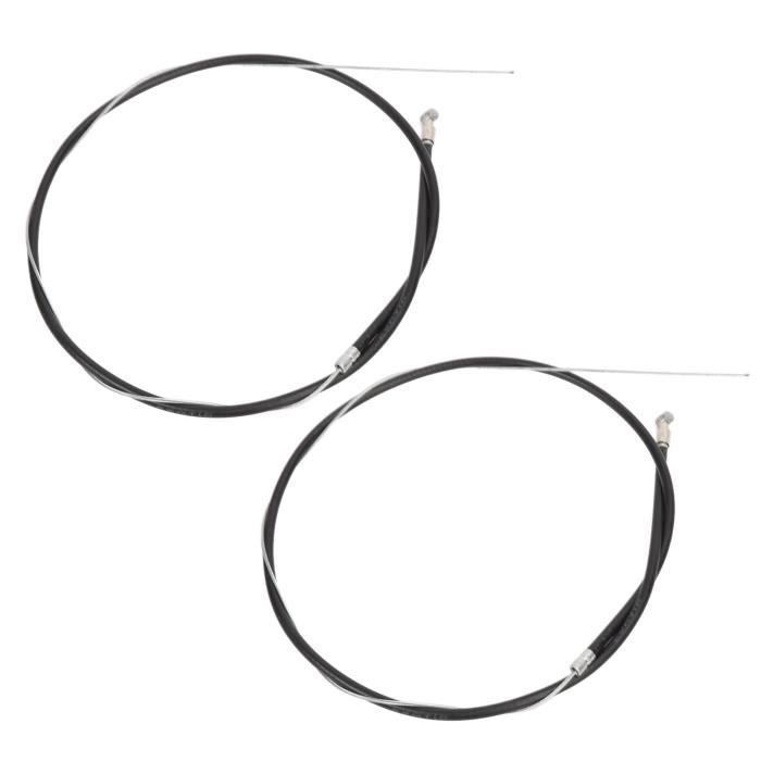 Lot de 4 tuyaux de frein pour vélo - Guide de câble de frein en V vis réglables - Kit de réparation de vélos pliants de route de montagne