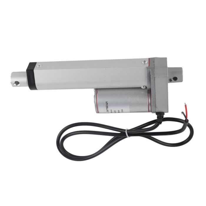 Mini Actionneur Linéaire Électrique 12V – Course 30 Mm, 60N (13.5 Lb), Vitesse 30 Mm/s, Étanché, Idéal Pour Robotique Et Automatisation
