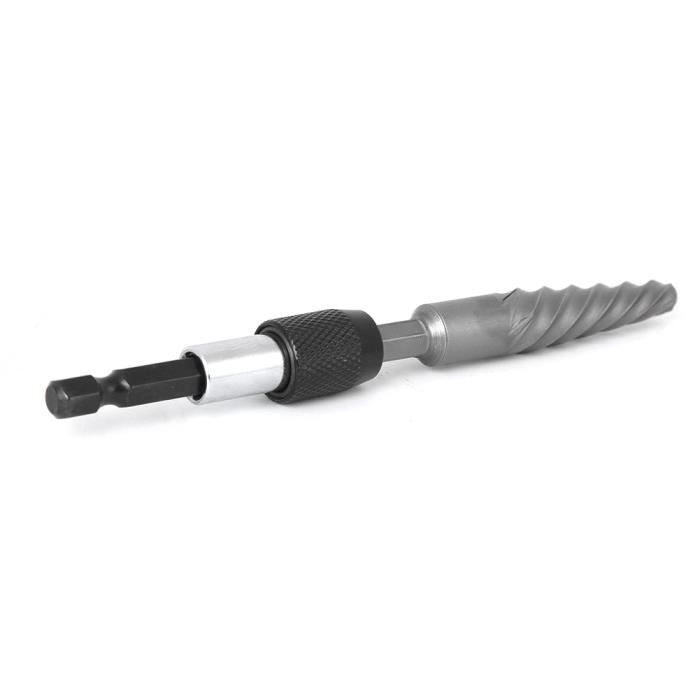 10 Extracteurs Vis Boulons Cassés - Tige Hexagonale 6.35 Mm - Tailles 1# à 5# - Acier Traité Thermique