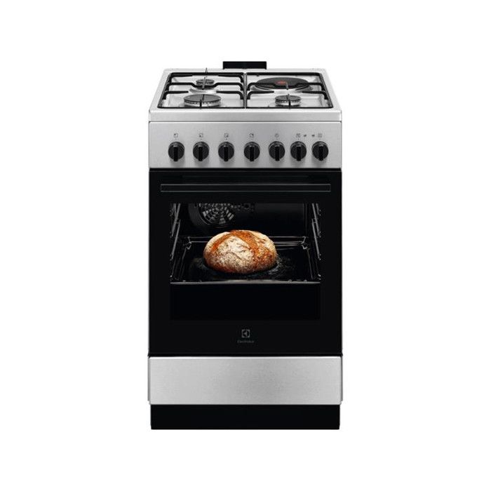 ELECTROLUX Cuisinière mixte 50 cm 3+1 multifonction LKM520011X - vue 6