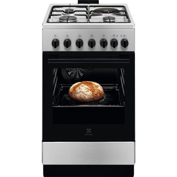Cuisinière Mixte Électrolux LKM520011X – 57 L, 3 Gaz + 1 Électrique, Multifonction - vue 6