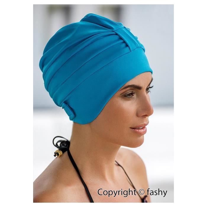 Bonnet De Bain Turban Réglable Pour Femmes – Doublure PVC Imperméable, Confortable Pour La Douche Ou La Piscine - 11