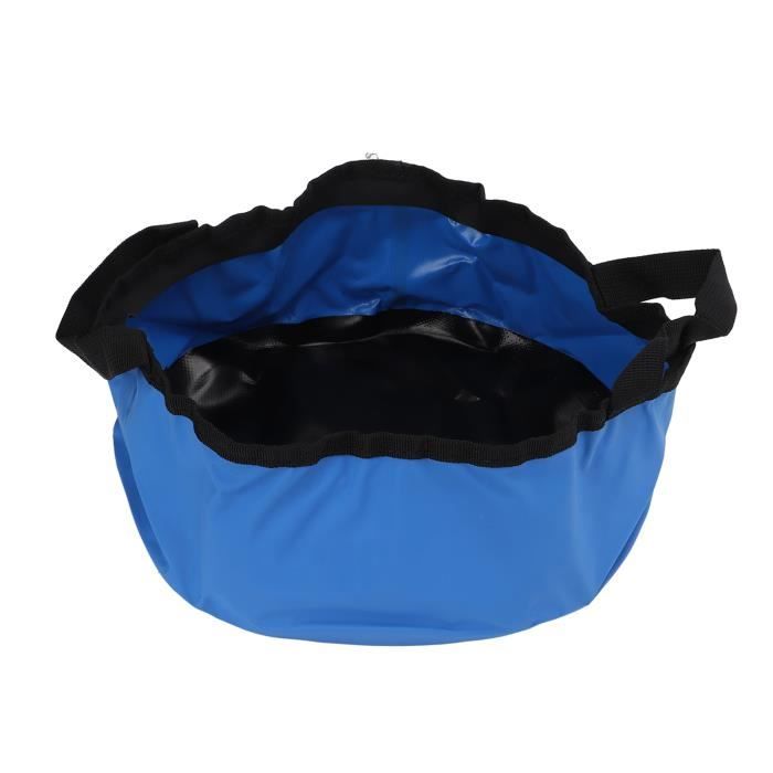 Poche eau,Sac d'eau Transparent pliable 5-10-15L,seau de stockage pour