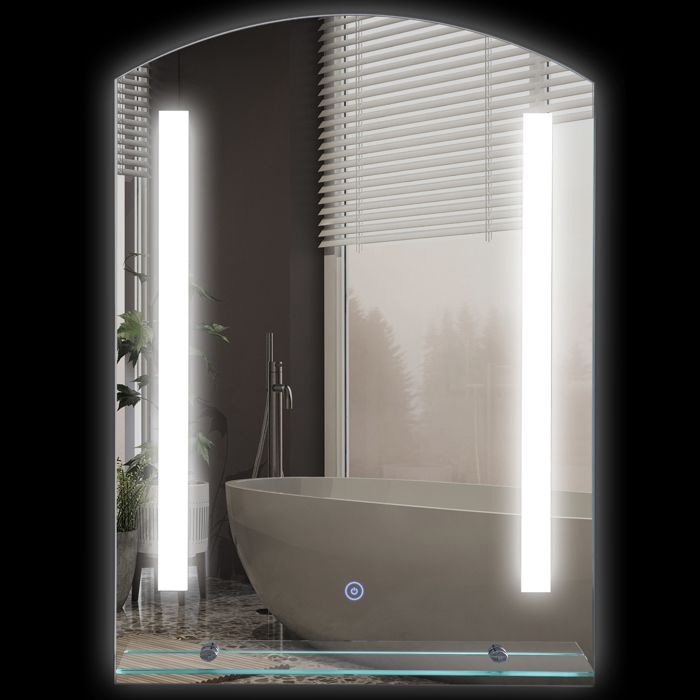 Miroir De Salle De Bain Avec Tablette Achat Vente Miroir De
