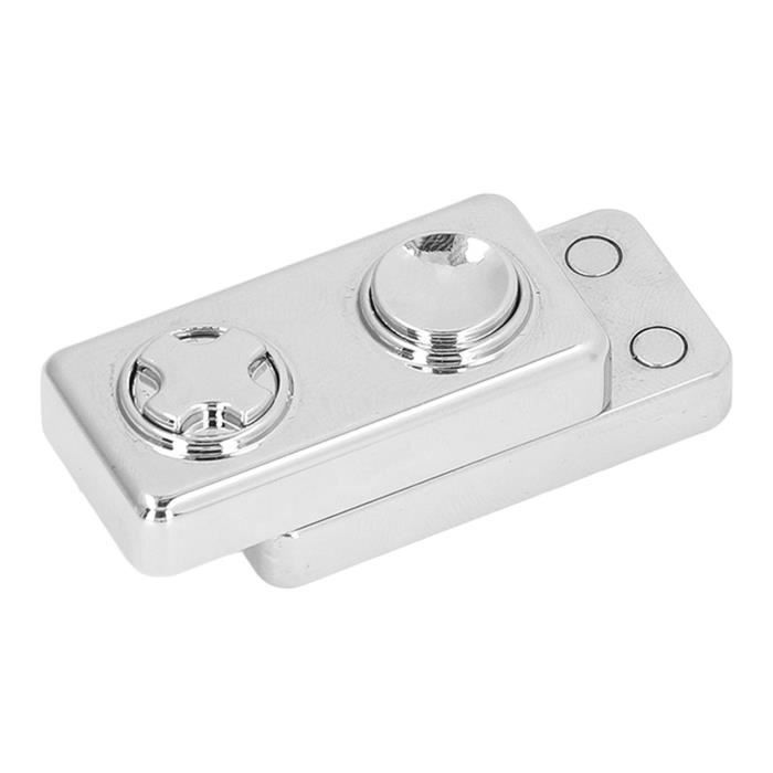 OBEST Jouet coulissant magnétique, jouet sensoriel en métal, 12+, carré argenté OBEST Jouet coulissant magnétique, jouet sensoriel en métal, 12+, carré argenté