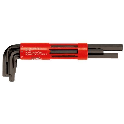 KS Tools Clés mâles brunies longues - 151.2700 - Acier trempé - 6 pans