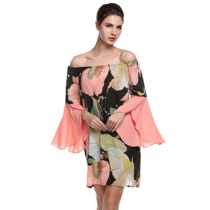 robe papillon femme