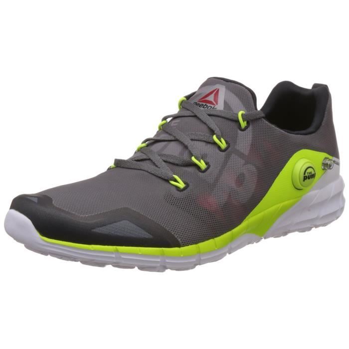 Reebok Zpump Fusion 2.0 Chaussures de Sport Homme Fluo Toile V68290 Gris -  Cdiscount Sport
