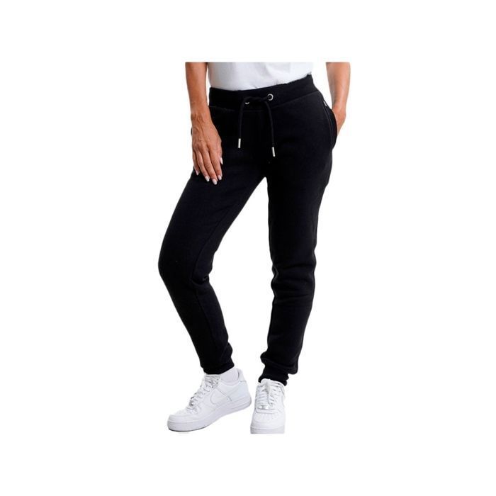 Jogging Noir Femme Superdry Vintage Logo Black Cdiscount Pr t