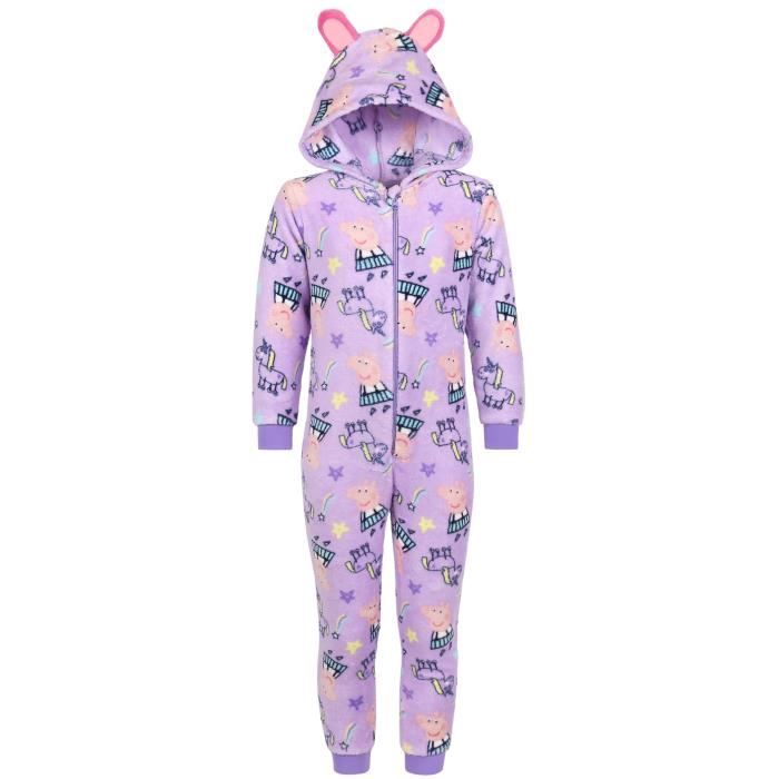 Combinaison Polaire Femme Une Pièce | Pyjama Doux Avec Capuche | Vêtement Maison Hiver