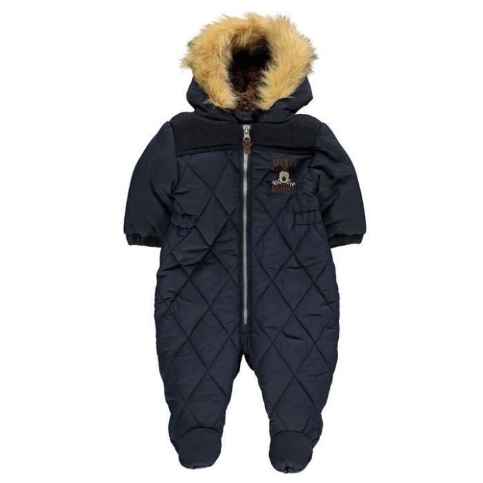 Combinaison Pilote Pour Bebe Disney Mickey Bleu Marine Cdiscount Pret A Porter