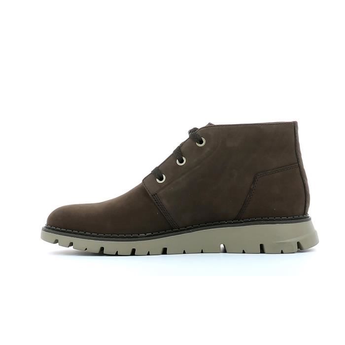 basket haute cuir homme