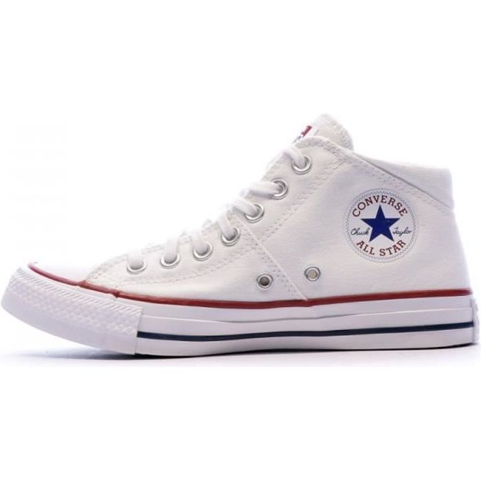 All Star Blanche Femme Converse Madison Mid Blanc - Cdiscount ...