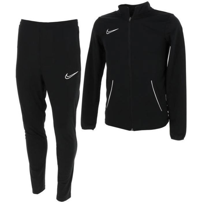 Survetement Homme Nike Dri-Fit Noir et Bleu - Football - Manches longues -  Respirant Noir - Cdiscount Prêt-à-Porter