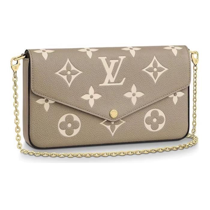 Louis VUITTON Pochette Felicie trois en un sac cha ne enveloppe