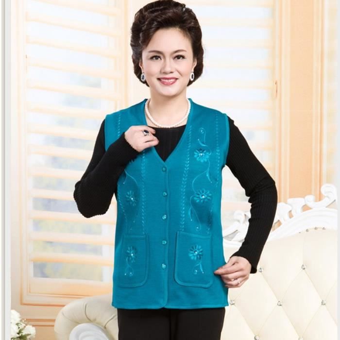 Gilet brodé court sans manches coton blanc femme | La Halle Gilet brodé court sans manches coton blanc femme | La Halle