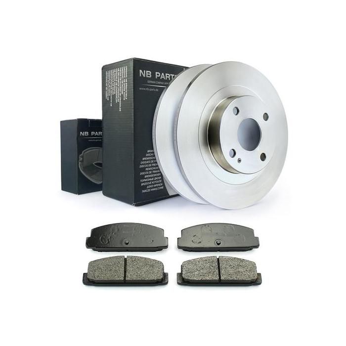 MAPCO Paire Disques Frein Arrière 261 Mm Pleins – 5 Trous, Compatible Ford Probe, Mazda 626 & MX-6