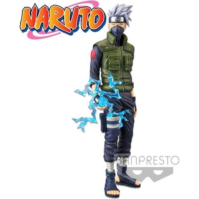 Boneco Naruto Shippuden Hatake Kakashi Grandista Nero - Bandai