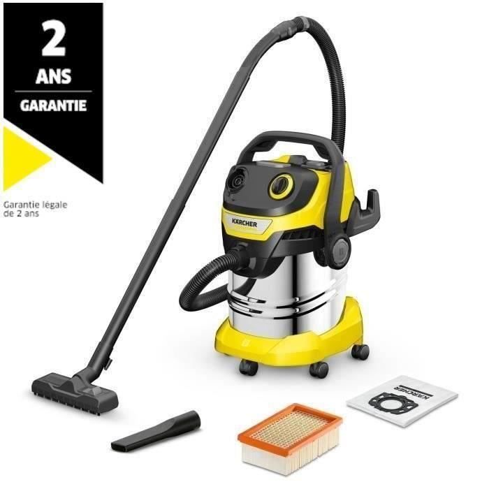 Aspirateur Eau Et Poussières KARCHER WD 5 S V-25/5/22 – 1100 W, Cuve Métal 25 L - vue 5