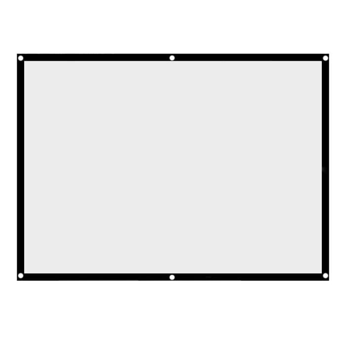 Écran De Projection Portable 60 Pouces - Parfait Pour Cinéma En Plein Air Et Camping - Format 4:3