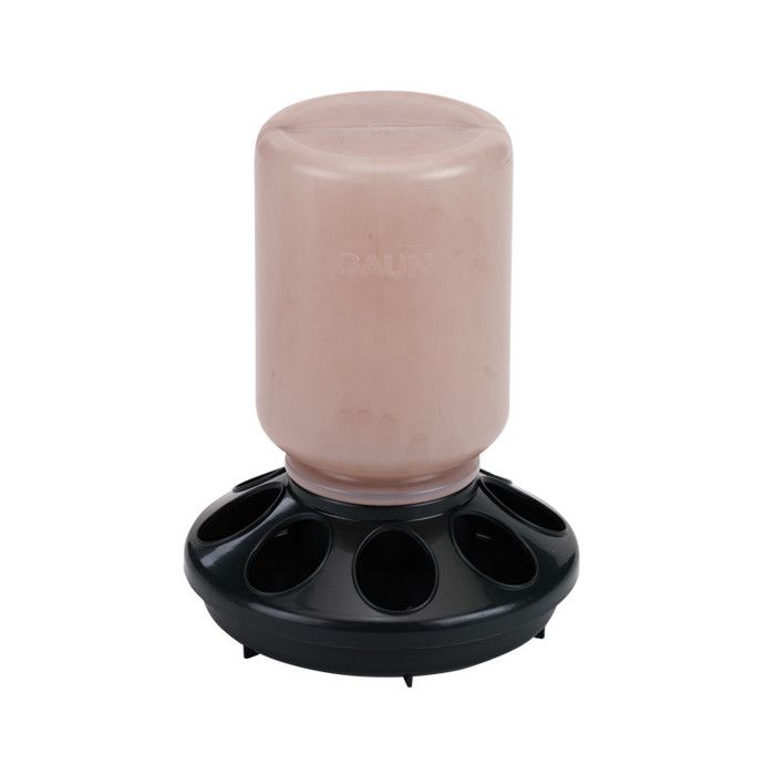 Meilleurs prix pour Mangeoire Poussin En Plastique Recyclé Réservoir 1kg - Gaun - Blanc - Petit - Oiseau - Extérieur - Poule