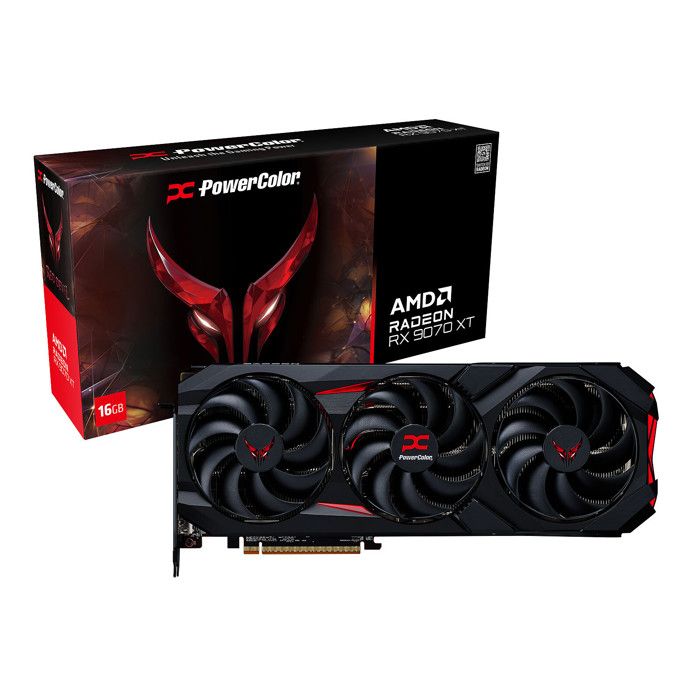 Carte graphique – PowerColor – Red Devil – AMD Radeon RX 9070 XT – 16 Go – VR Ready