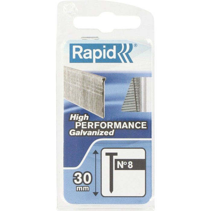 Pointes RAPID N°8 Galvanisées Fil fin 30 mm