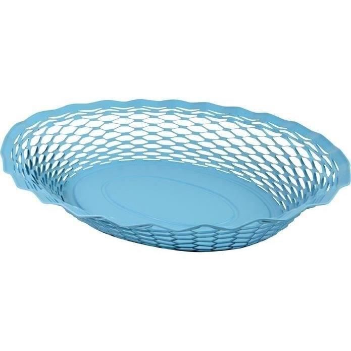 ROGER ORFEVRE - Corbeille pain Vintage ovale 25x18 cm bleu
