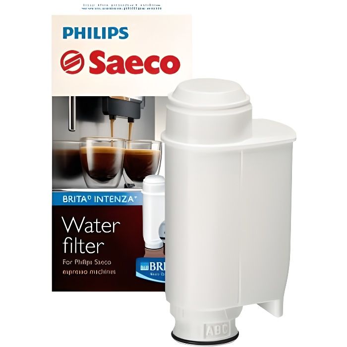 Filtre à eau PHILIPS-SAECO Brita INTENZA PLUS pour machine à expresso - Blanc
