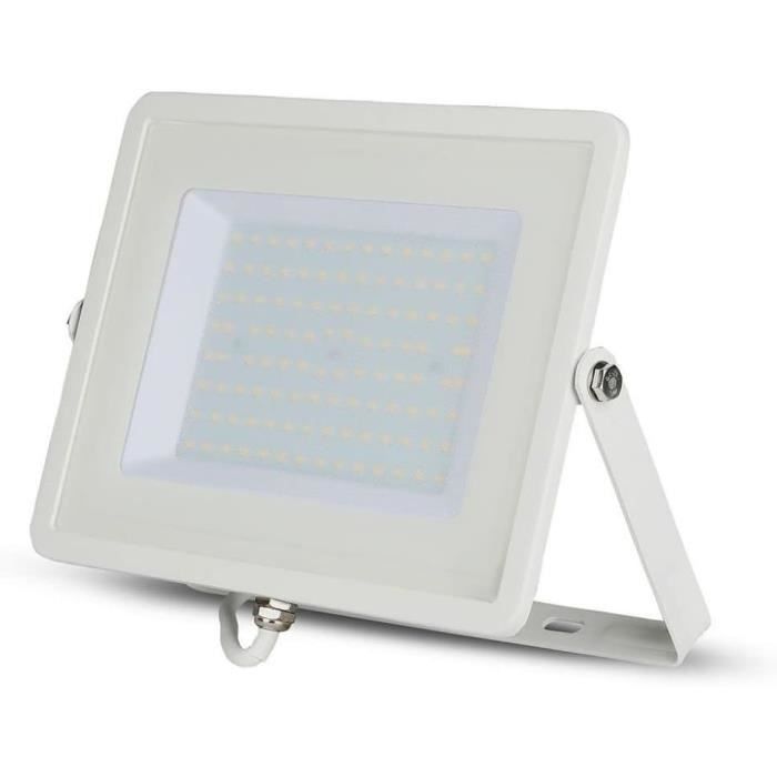 Projecteur Led 100W, Spot Led Extérieur 10000Lm, Étanchéité Ip67, Blanc