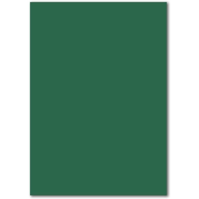 50X A4 Papier - Couleur: Vert Foncé - 210 X 297 Mm - 160 G-M² - Feuille ...
