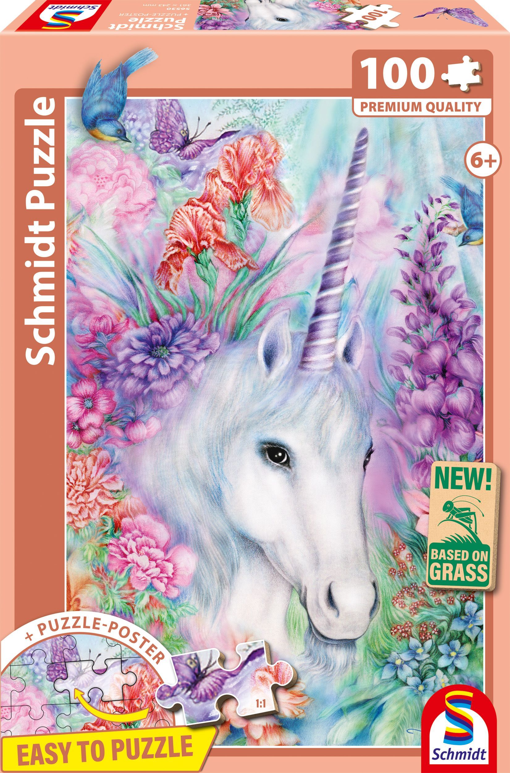 Puzzle - SCHMIDT SPIELE - Douce beauté de la licorne - 100 pièces - Dès 6 ans